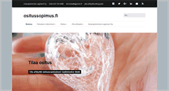 Desktop Screenshot of ositussopimus.fi