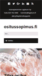 Mobile Screenshot of ositussopimus.fi